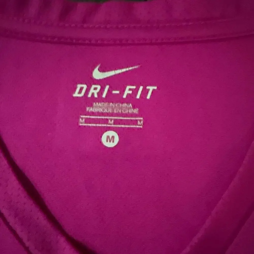 Nike Women's Dri-FIT V-Neck Long Sleeve Athletic Shirt